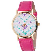 Geneva Fashion horloge Aztec Dark Pink - thumbnail