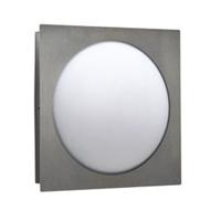 Albert Moderne RVS buitenlampQuadrate Globe 28cm - 696175