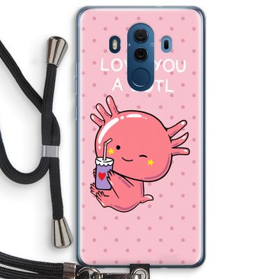 Love You A Lotl: Huawei Mate 10 Pro Transparant Hoesje met koord