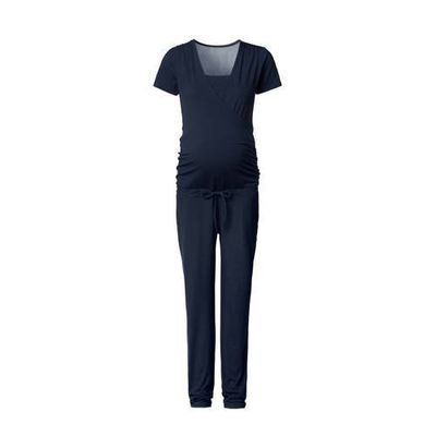 Noppies zwangerschaps- en voedingjumpsuit Elma donkerblauw
