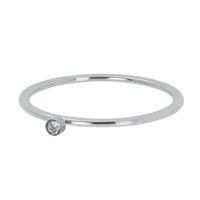 iXXXi Vulring 1 mm Zirconia 1 Stone Crystal Zilver
