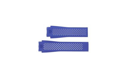 Horlogeband Smartwatch Tag Heuer SAR8A80-3 / FT6058 / 1FT6118 Rubber Blauw 22mm