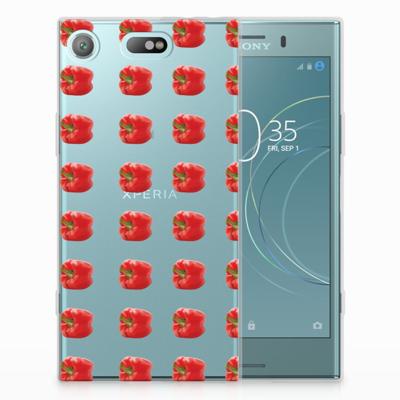 Sony Xperia XZ1 Compact | Siliconen Case | Paprika Red