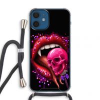 Dodelijk zoet: iPhone 12 mini Transparant Hoesje met koord