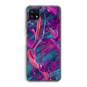 Pink Clouds: Samsung Galaxy A22 5G Transparant Hoesje