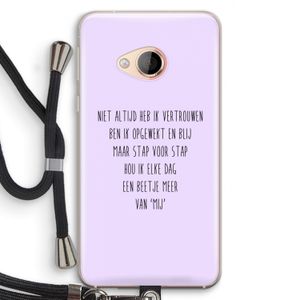 Zelfvertrouwen: HTC U Play Transparant Hoesje met koord