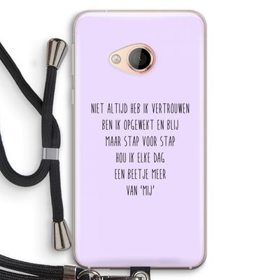 Zelfvertrouwen: HTC U Play Transparant Hoesje met koord