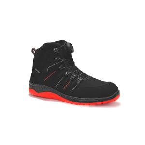 Elten werkschoenen - MADDOX BOA - ESD S3 - zwart-rood - maat 43 - hoog