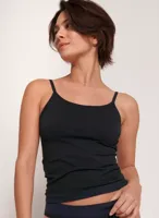 Aloe vera dames hemd - Ever infused shirt - Naadloos dames onderhemd smalle bandjes