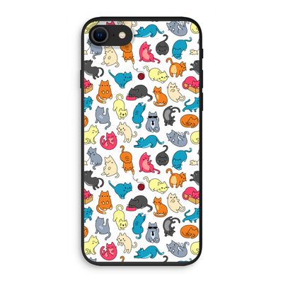 Kleurrijke katten: iPhone 8 Biologisch afbreekbaar hoesje