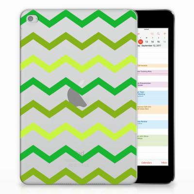 Apple iPad Mini 4 | Mini 5 (2019) Hippe Hoes Zigzag Groen Apple iPad Mini 4 | Mini 5 (2019) Hippe Hoes Zigzag Groen