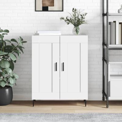 Dressoir 69,5x34x90 cm bewerkt hout wit