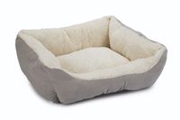 Pluche Ligbed Mogina Grijs
