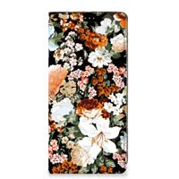 Smart Cover voor OPPO A54 5G | A74 5G | A93 5G Dark Flowers