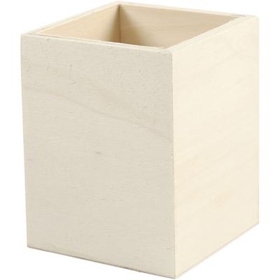 Creativ Company Pennenbakje, h: 9,5 cm, afm 7,5x7,5 cm, 1 stuk