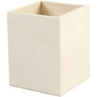 Creativ Company Pennenbakje, h: 9,5 cm, afm 7,5x7,5 cm, 1 stuk