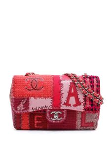 CHANEL Pre-Owned sac porté épaule Patchwork Classic Flap (2016) - Rouge