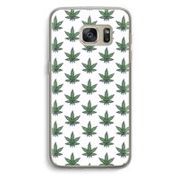 Weed: Samsung Galaxy S7 Transparant Hoesje Weed: Samsung Galaxy S7 Transparant Hoesje