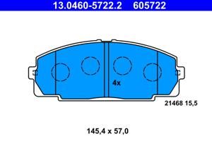 ATE Remblokset 13.0460-5722.2