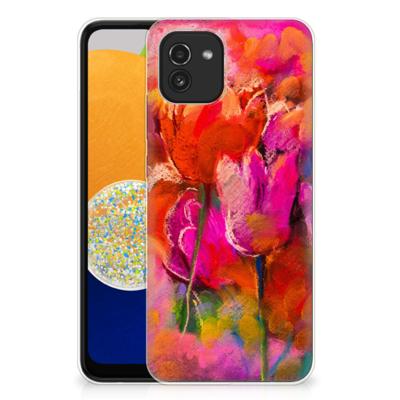 Smartphone hoesje Samsung Galaxy A03 Tulips Smartphone hoesje Samsung Galaxy A03 Tulips
