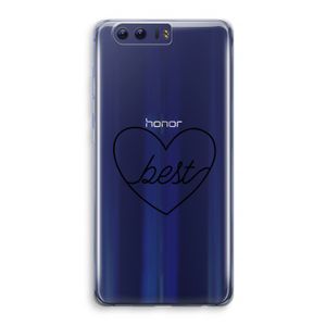 Best heart black: Honor 9 Transparant Hoesje