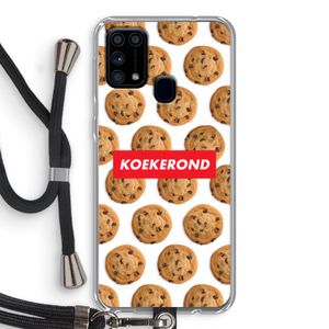 Koekerond: Samsung Galaxy M31 Transparant Hoesje met koord