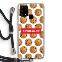Koekerond: Samsung Galaxy M31 Transparant Hoesje met koord Koekerond: Samsung Galaxy M31 Transparant Hoesje met koord
