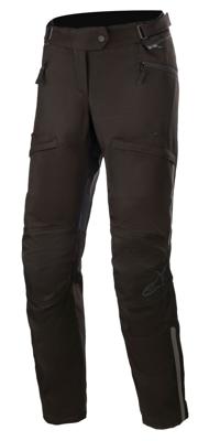 ALPINESTARS Stella AST-1 V2 Waterproof Pants, Textiel motorbroek dames, Zwart-Zwart
