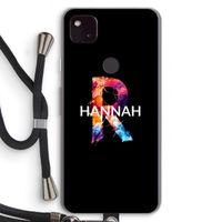 Abstract Spectrum: Pixel 4a 5G Transparant Hoesje met koord