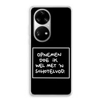 Schotelvod: Huawei P50 Pro Transparant Hoesje
