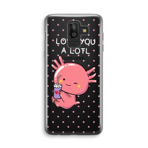 Love You A Lotl: Samsung Galaxy J8 (2018) Transparant Hoesje