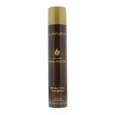 L'Anza Keratin Healing Oil Brush Thru Hairspray 350ml