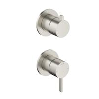 Hotbath Ace - Afbouwdeel - 2-Weg Omstel - Geborsteld Nikkel - V02