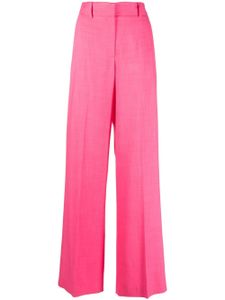 MSGM pantalon ample à taille haute - Rose