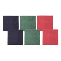 Ddddd Microvezeldoek Billie 30x30 Cm Combi Blauw/groen/rood