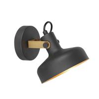 Steinhauer WandlampPrato zwart met goud - 4118ZW