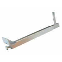 GB gevelklem 370x80 verzinkt 350-460 mm etiket | 1 stuk - 17710205