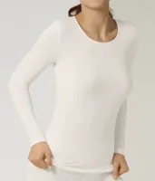 Dames thermo shirt Lange mouw - Thermisch ondergoed dames - Ronde hals