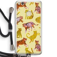 Cute Tigers and Leopards: Huawei Ascend P10 Lite Transparant Hoesje met koord