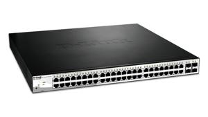 D-Link DGS-1210-52MP netwerk-switch Managed L2 Gigabit Ethernet (10/100/1000) Power over Ethernet (PoE) 1U Zwart