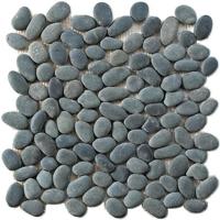 Mozaïek tegels Perla Nero Natura 30x30 - Kiezels Wand en vloer Natuursteen Mozaïek tegels Perla Nero Natura 30x30 - Kiezels Wand en vloer Natuursteen