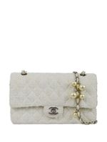 CHANEL Pre-Owned sac porté épaule Double Flap médium (2005) - Blanc