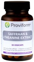 Proviform Saffraan & L-Theanine Extract Capsules Proviform Saffraan & L-Theanine Extract Capsules