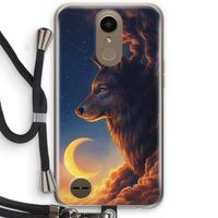 Night Guardian: LG K10 (2017) Transparant Hoesje met koord