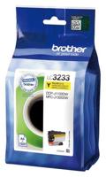 Brother LC3233Y inktcartridge 1 stuk(s) Origineel Normaal rendement Geel