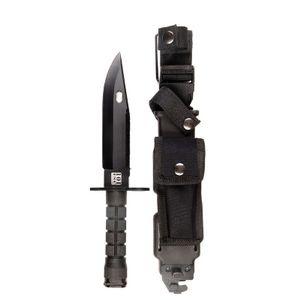 Military mes M9 zwart met hoes   -