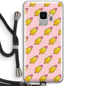 Waterijsjes: Samsung Galaxy S9 Transparant Hoesje met koord