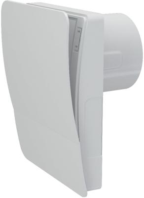 [tweedekans] Design Badkamerventilator 97 M3/h - Ø100mm - Met Timer & Vochtsensor (cabrio100h)