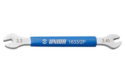 Unior 1633/2P Spaaksleutel 3,3-3,45 mm Dubbele Unior 1633/2P Spaaksleutel 3,3-3,45 mm Dubbele