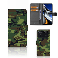 Xiaomi Poco X4 Pro 5G Telefoon Hoesje Army Dark